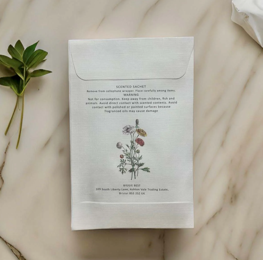 Large Scented Sachet - Lime, Basil & Mandarin - More Than Just a Gift | Narborough Hall