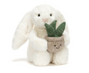 Jellycat Cream Bunny With Plant