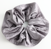 Oversized Grey Silky Scrunchie