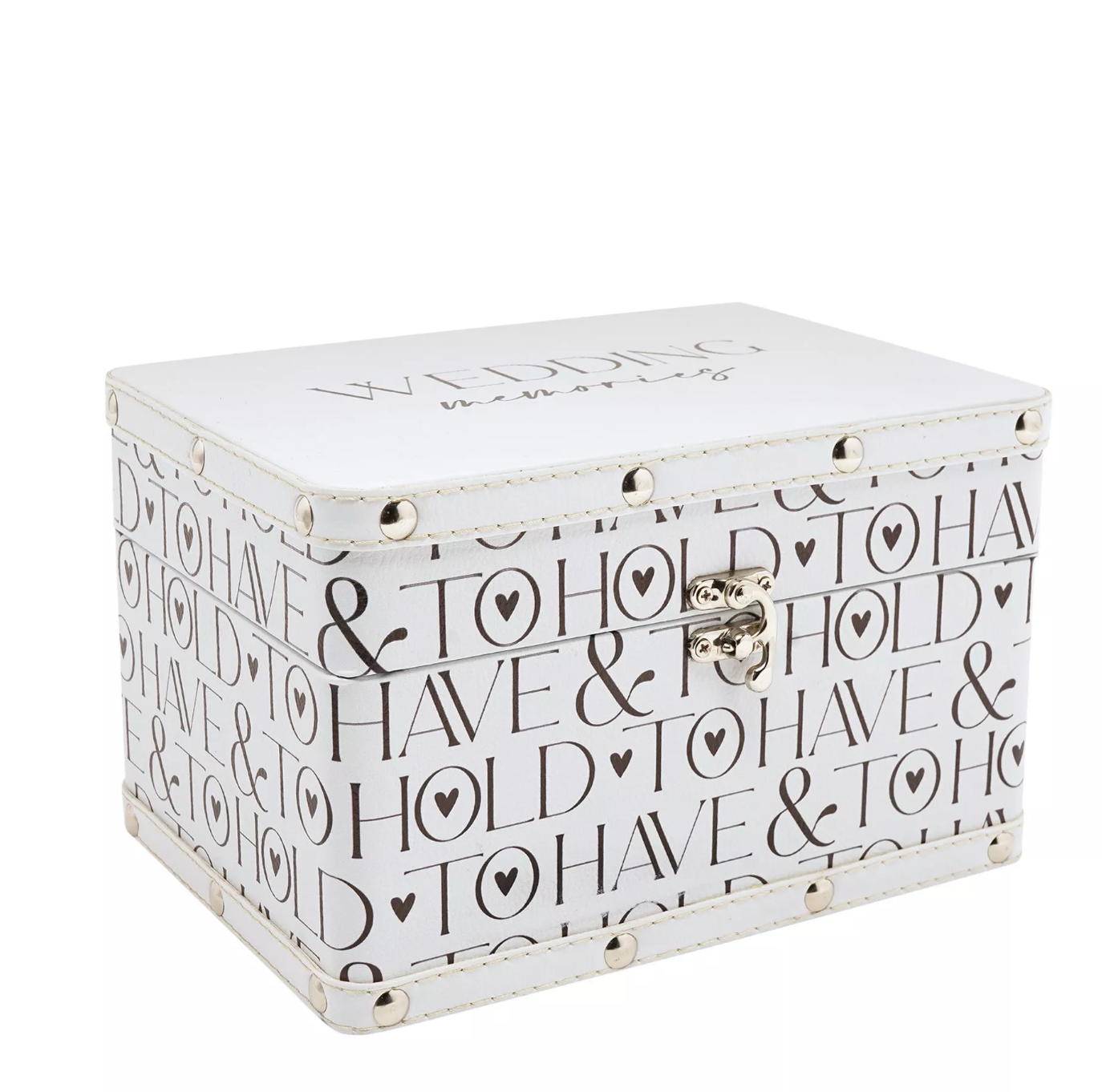 Amore Words Wedding Keepsakes Box