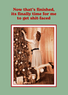 Christmas Chutney Shit Faced Christmas Card