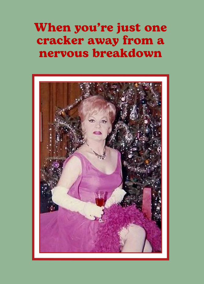 Christmas Chutney Cracker Breakdown Christmas Card