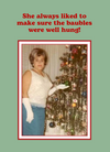 Christmas Chutney Well Hung Christmas Card