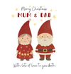 Holly Jolly  Mum and Dad Christmas Card