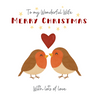 Holly Jolly  Robins Wife Christmas Card