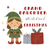 Holly Jolly Granddaughter Christmas Card
