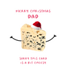 Better Together Dad Cheesy Christmas Card