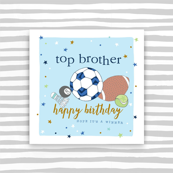 Molly Mae Top Brother Birthday Card