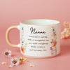 the cottage garden peach mug - nanna - More Than Just a Gift | Narborough Hall