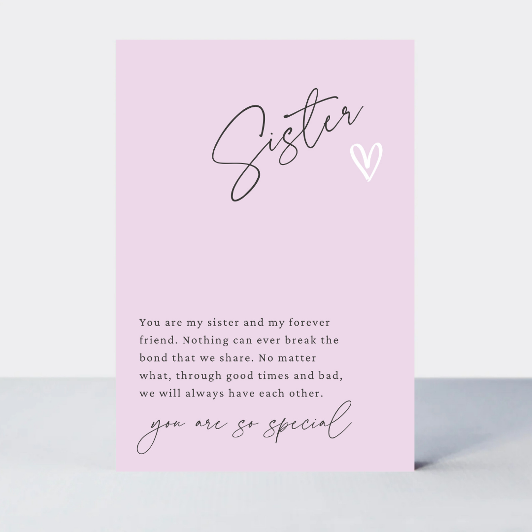 Little Notes Sister Card