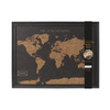 Splosh Small World Travel Map in black