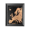 Splosh Europe Desk Travel Map – Black
