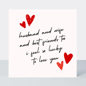 All Hearts Husband and Wife Card - More Than Just a Gift | Narborough Hall