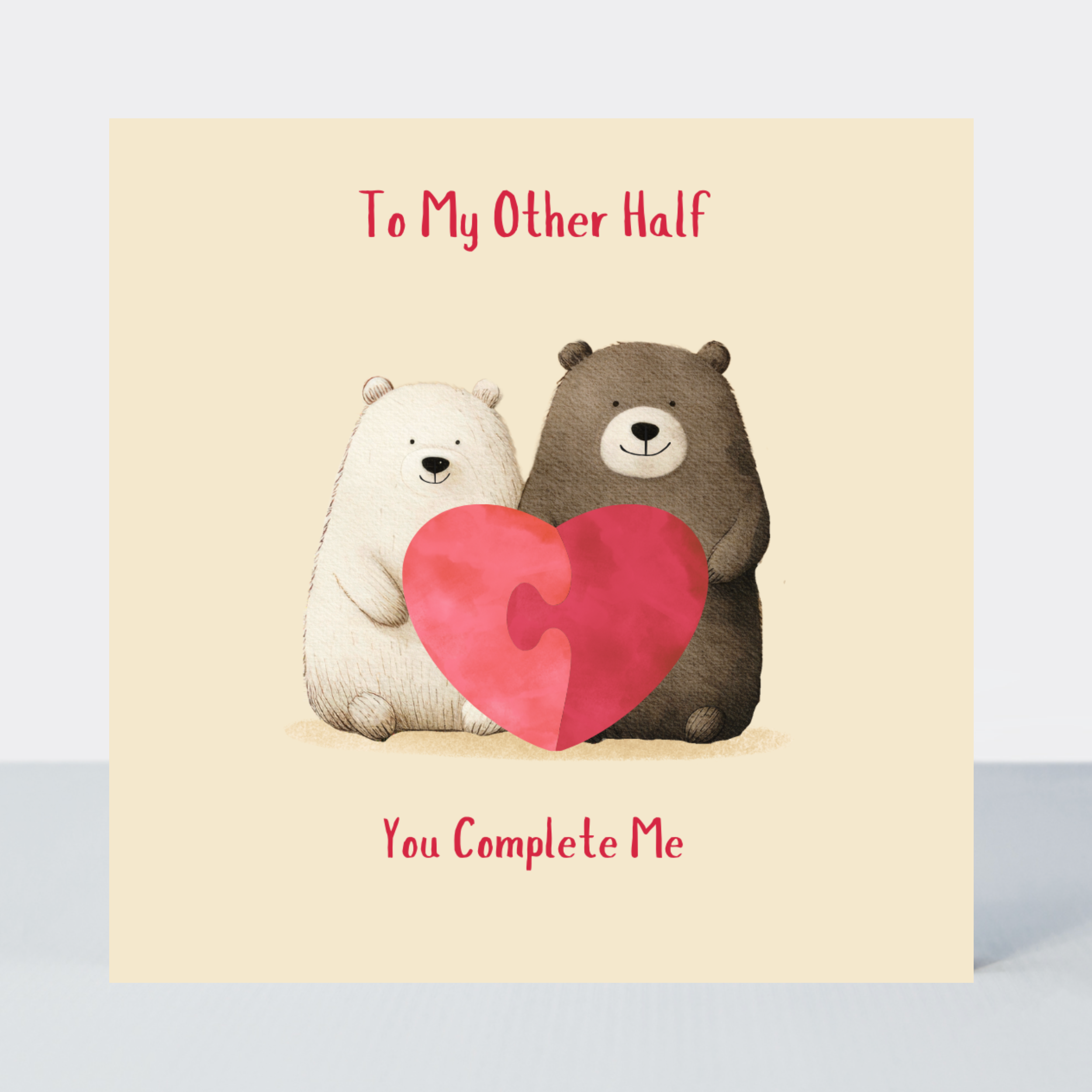 Bear-illiant My Other Half Card