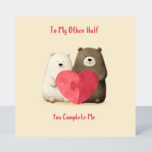 Bear-illiant My Other Half Card - More Than Just a Gift | Narborough Hall