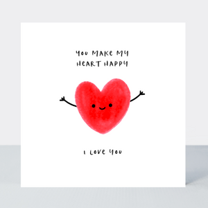 Better Together You Make My Heart Happy Card - More Than Just a Gift | Narborough Hall
