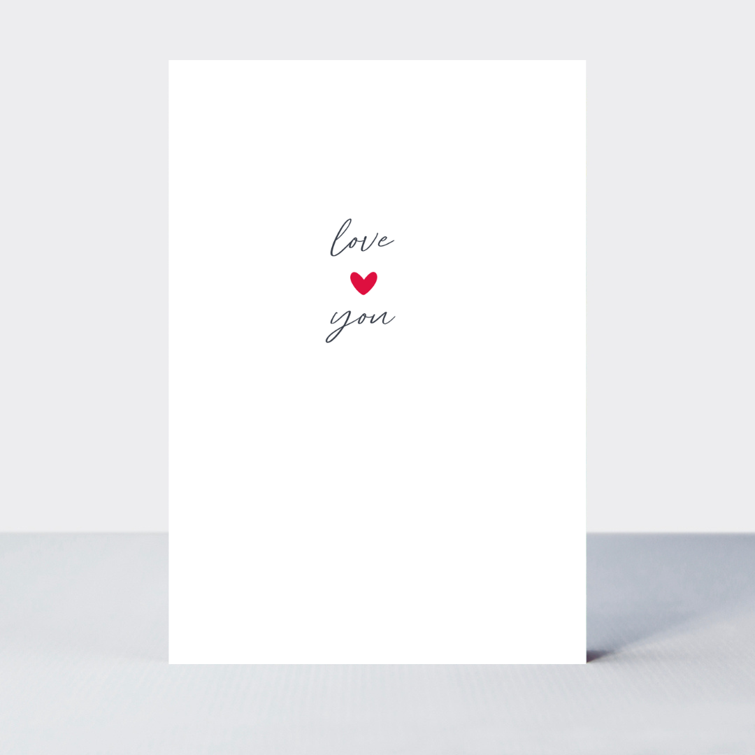 Petimo Touchstone Love You Card - More Than Just a Gift | Narborough Hall