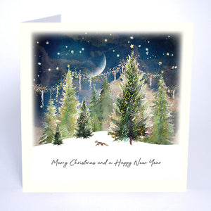 Five Dollar Shake Merry Christmas and a Happy New Year (Forest) Christmas Card