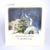 Five Dollar Shake Merry Christmas With Love To A Wonderful Couple (Penguins) Christmas Card