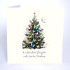 Five Dollar Shake To A Wonderful Daughter With Love for Christmas (Tree) Christmas Card
