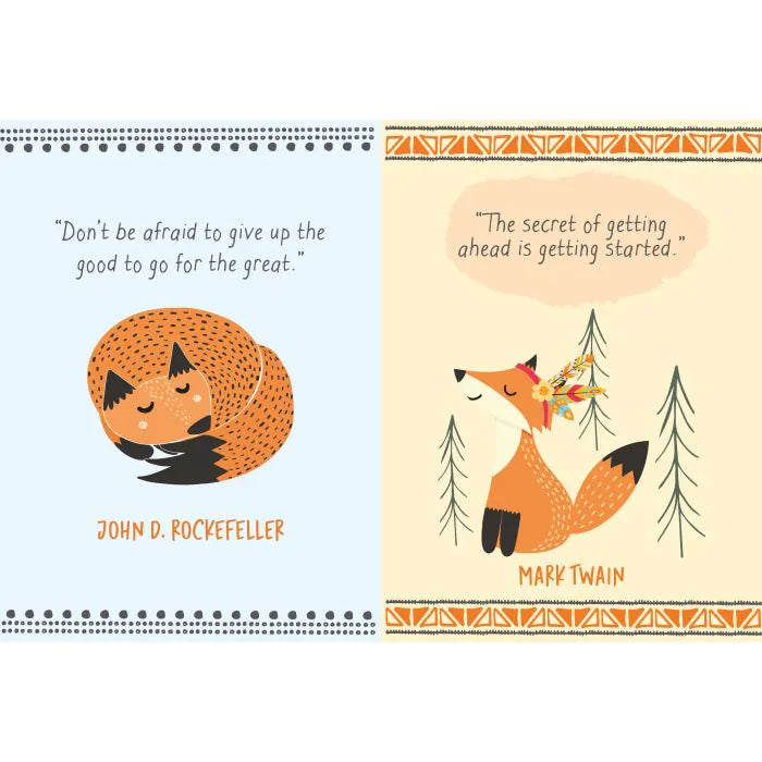 Don't Give A Fox Inspirational Quote Book