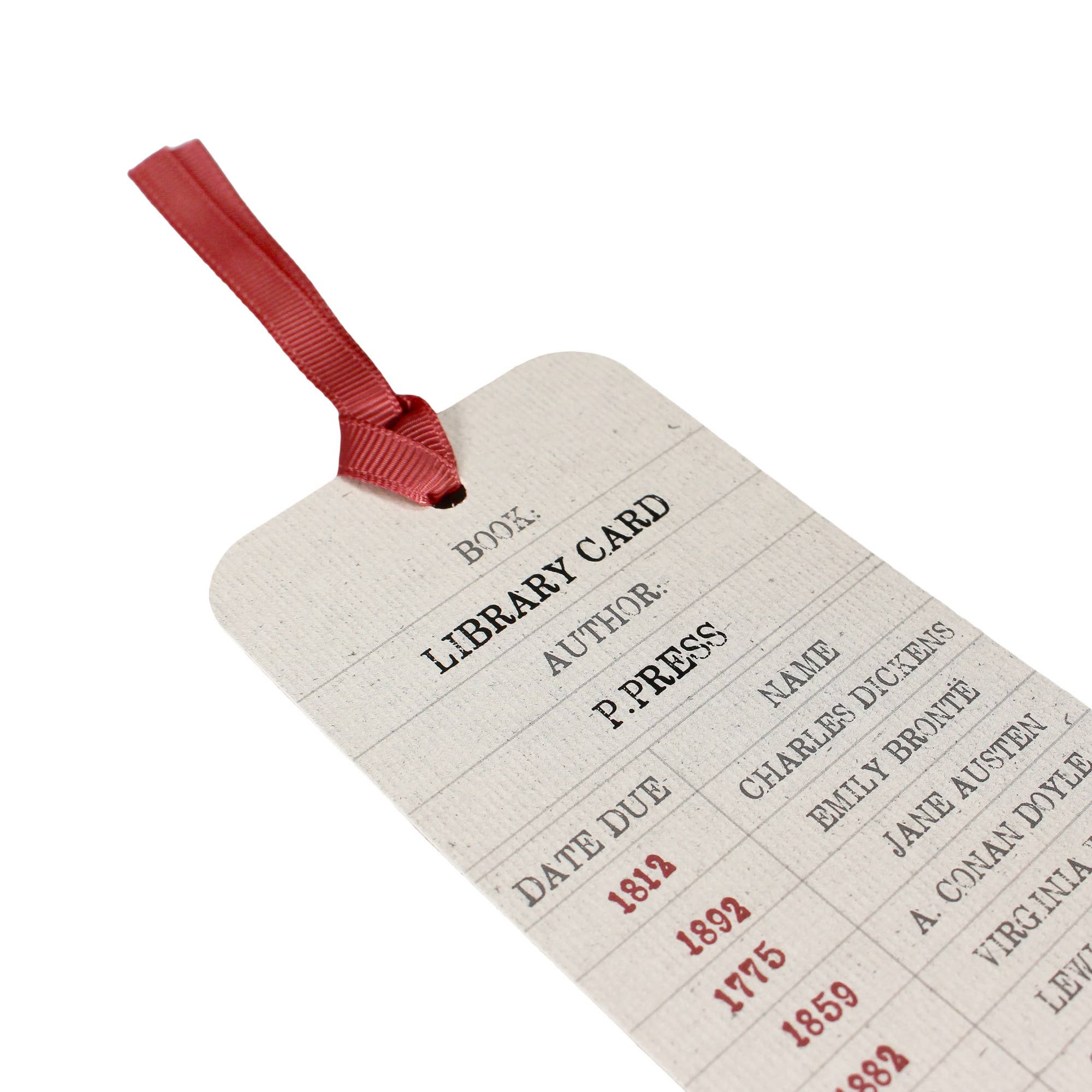 Half Moon Bay - Paper Bookmark Library Card Literary