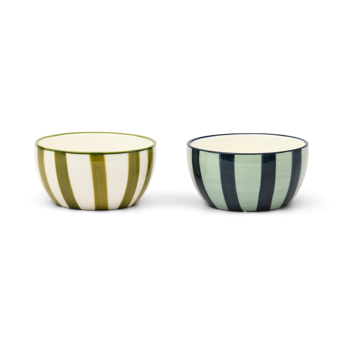 Designworks Collective - The Bella Dipping Bowls - Set of 2 - Olive & Blue