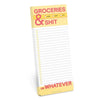 Abrams & Chronicle Books - Knock Knock Groceries and Shit Make-a-List Pads