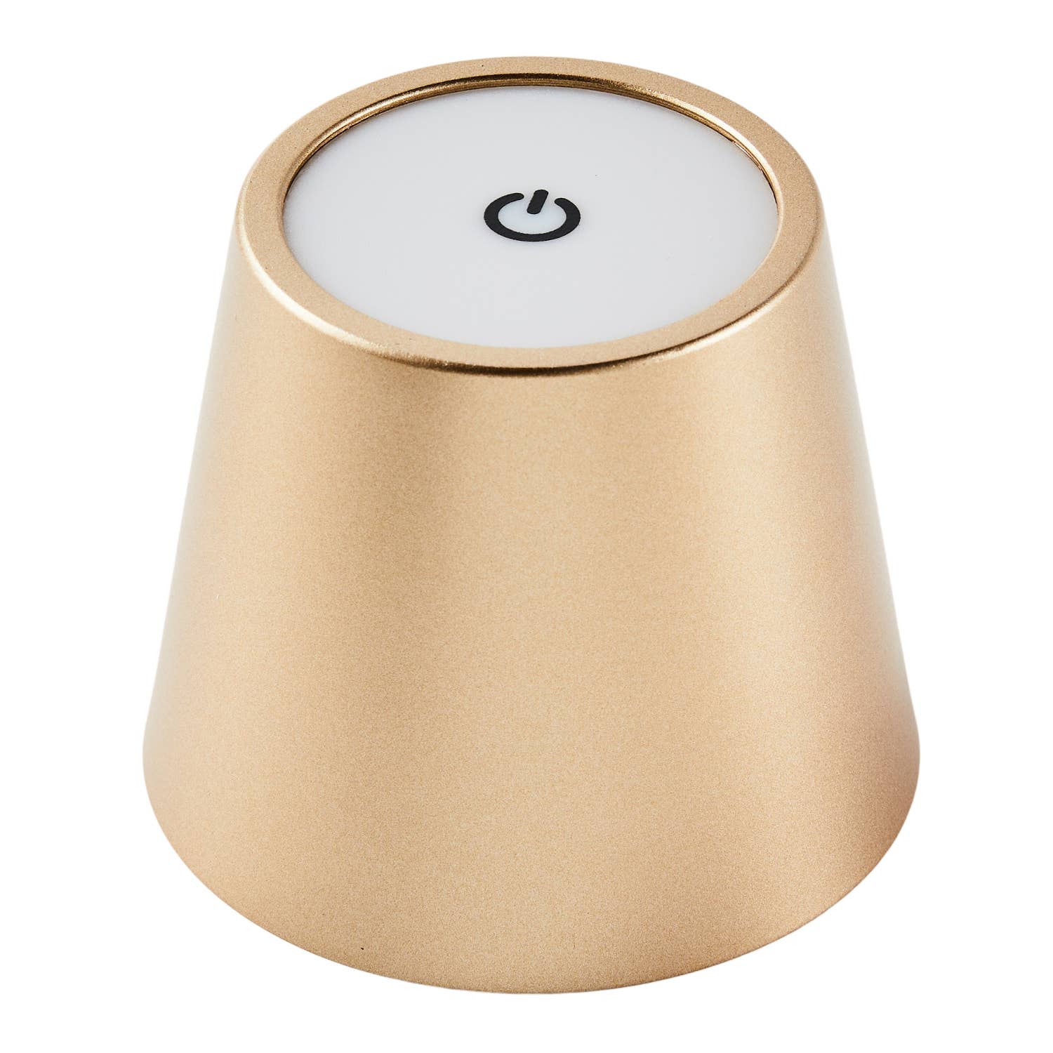 Cordless LED Table Lamp with Bottle Stopper: Cream