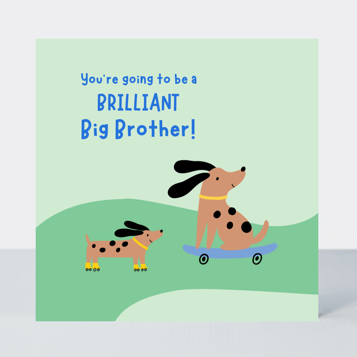 Petimo - Brilliant Big Brother Sausage Dog Fun Cute Card