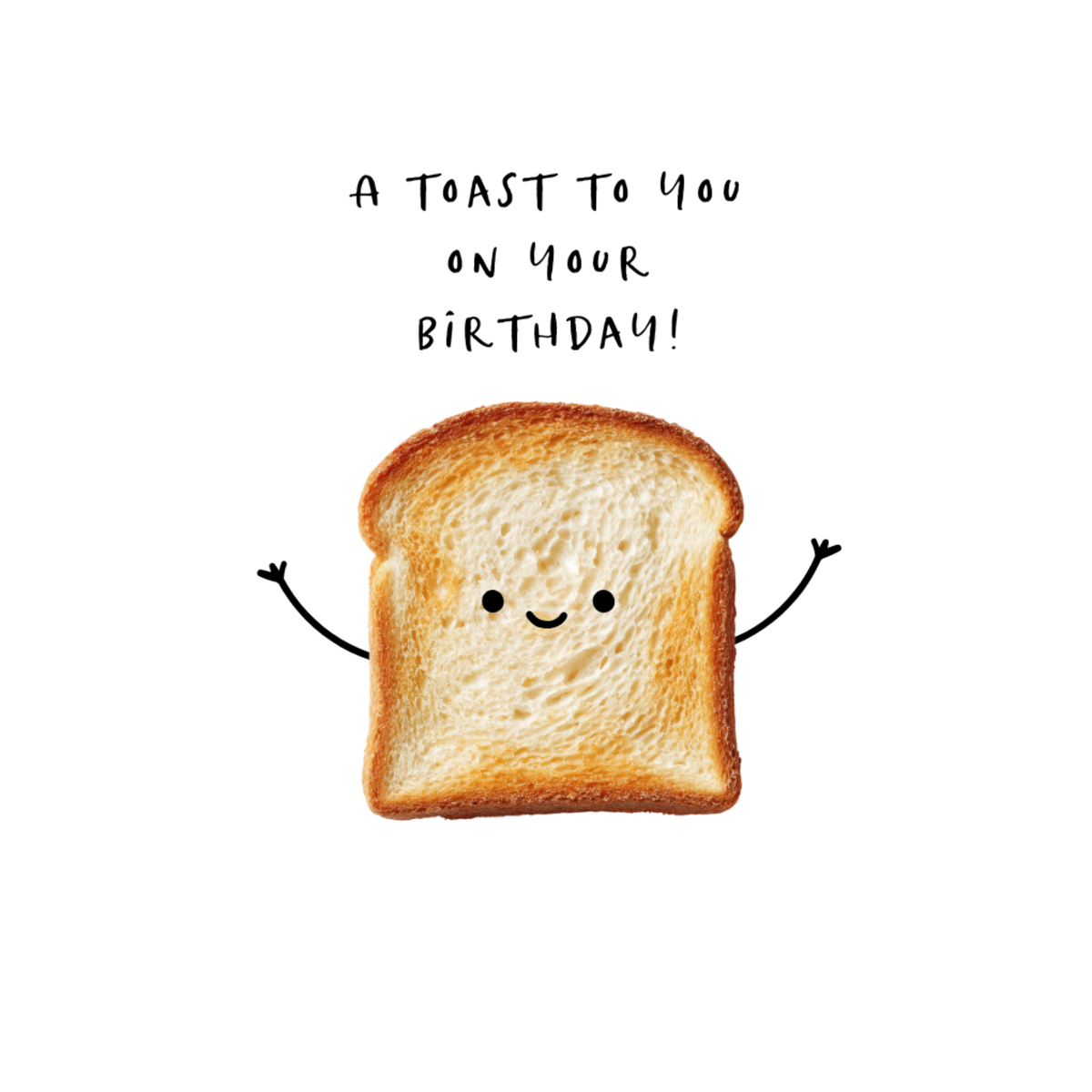 Petimo - Better Together Toast on Your Birthday Fun Cute Card