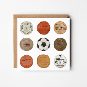 Design Smith - Football - blank greetings card - More Than Just a Gift | Narborough Hall
