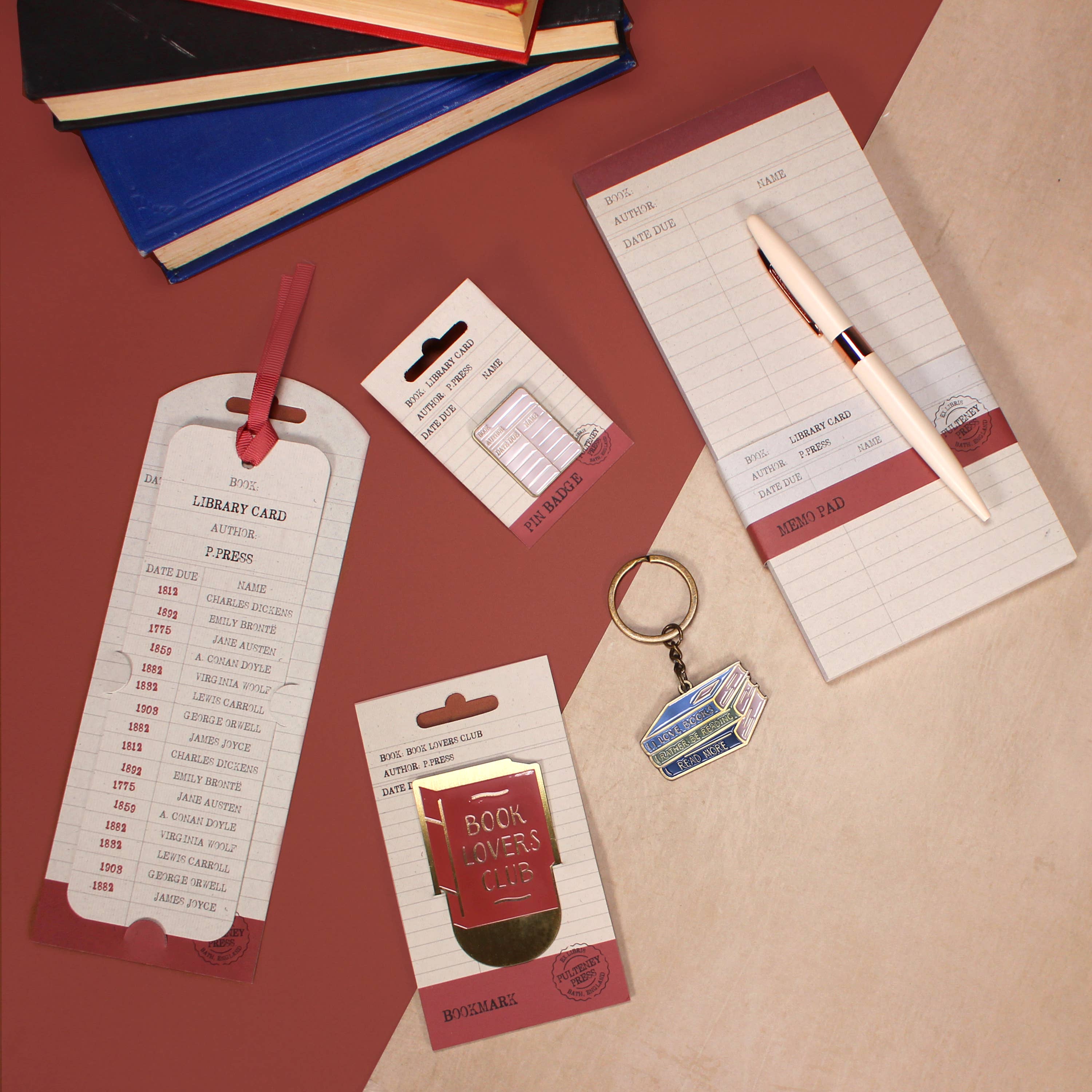 Half Moon Bay - Paper Bookmark Library Card Literary