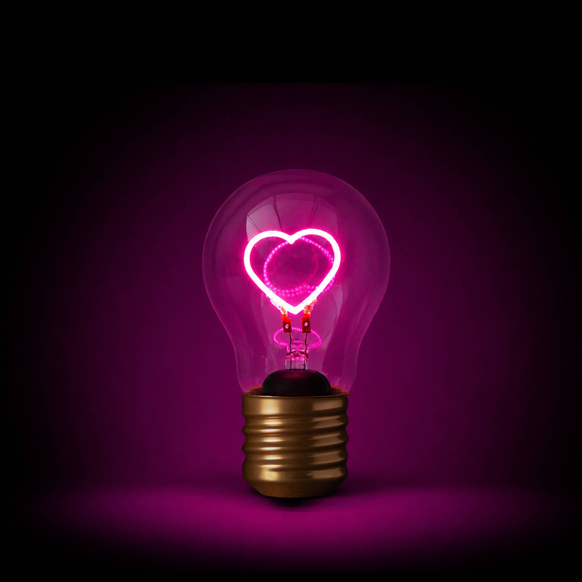 SUCK UK - Cordless Heart Lightbulb - Rechargeable and sexy