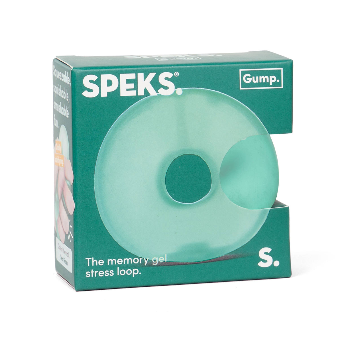 Speks Loop Gump - The Memory Gel Stress Ring - Original Moon: Sea Glass
