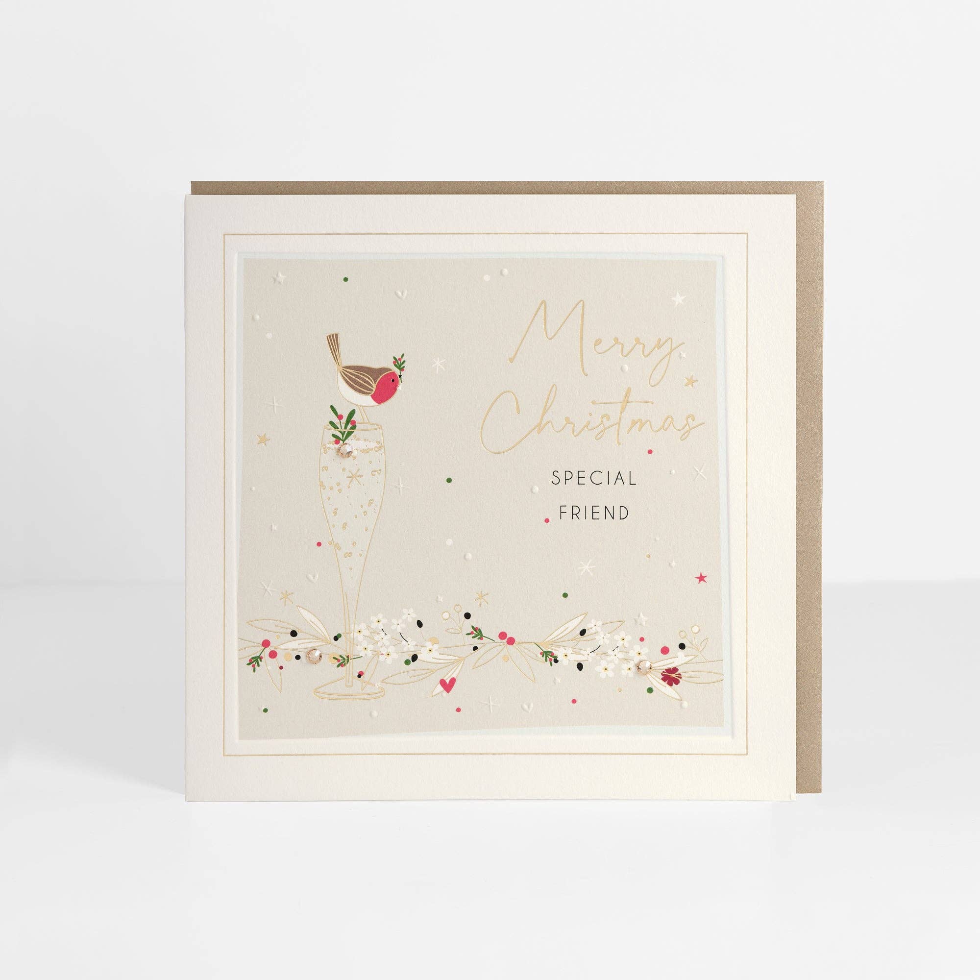Belly Button Designs - Special Friend Christmas Card
