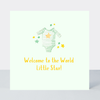 Petimo - Welcome to the World Little Star New Baby Card