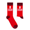 Urban Eccentric - Unisex Fucking Legend Socks: 6 - 11