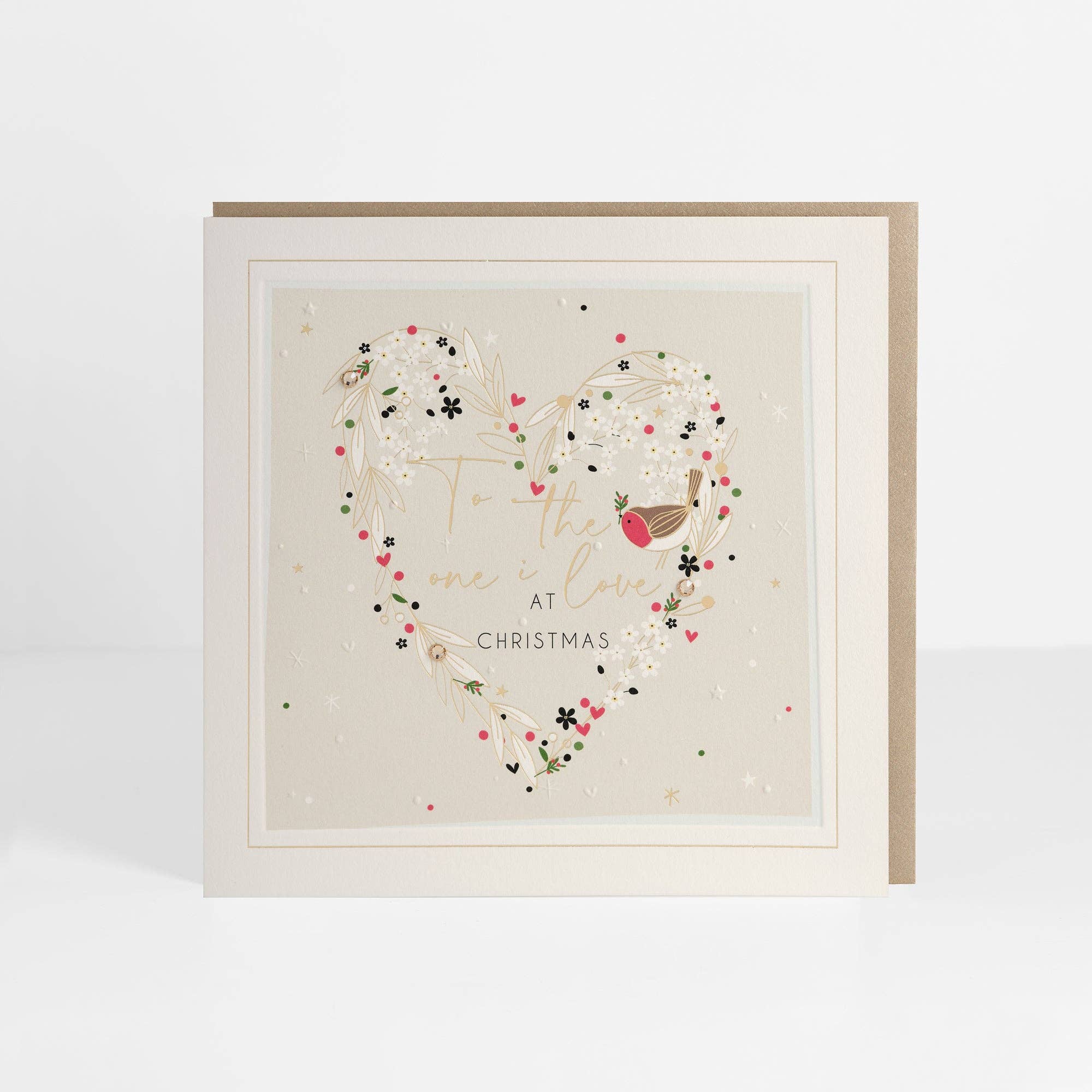 Belly Button Designs - One I Love Christmas Card
