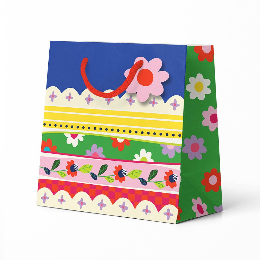 Laura Darrington Design - Luxury Floral Patterned Gift Bag (Medium)