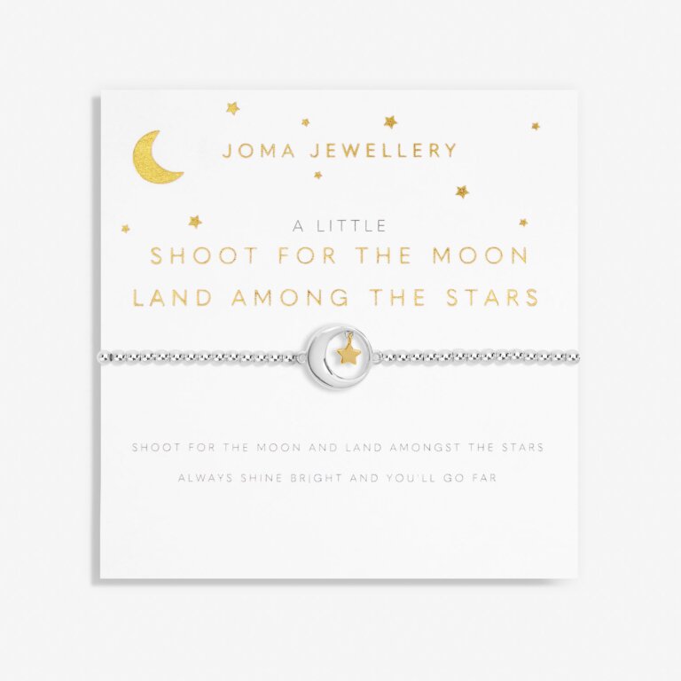 Joma Jewellery Children's A Little 'Shoot For The Moon & Land Among The Stars' Bracelet