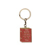 Half Moon Bay - Metal Keyring Book Lovers Club Literary Book