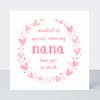 Petimo - Sweet Hearts Wonderful Special Amazing Nana Pink Heart