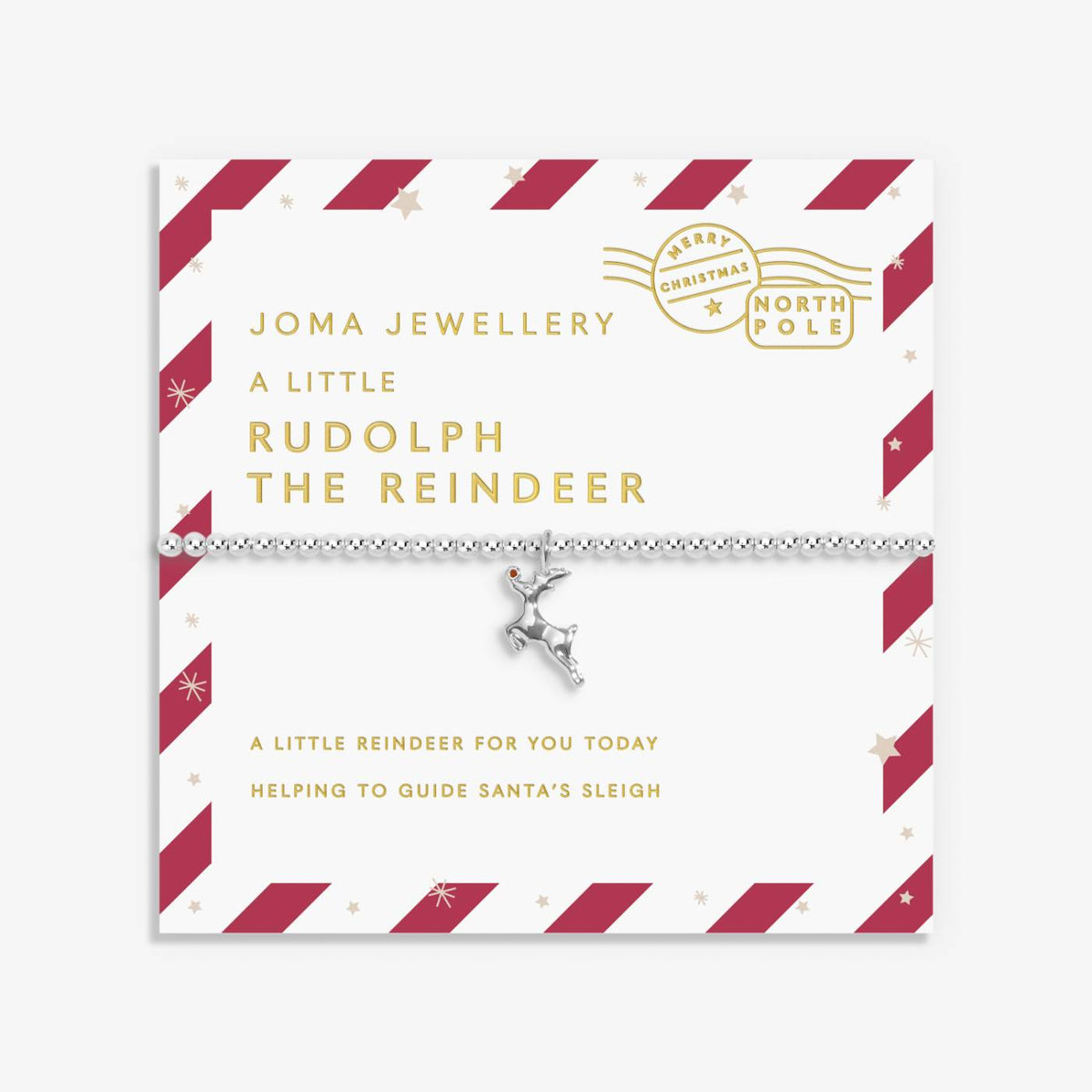 Joma Kids' Love From Santa Rudolph The Reindeer Bracelet