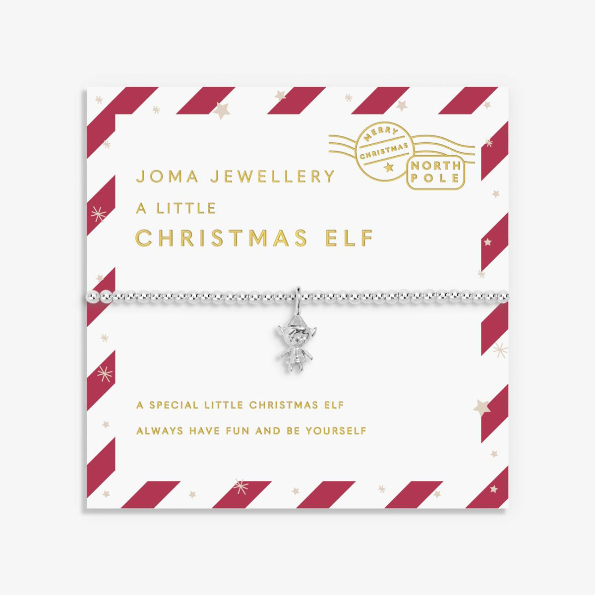 Joma Kids' Love From Santa Christmas Elf Bracelet