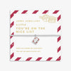 Joma Kids' Love From Santa You're On The Nice List Bracelet