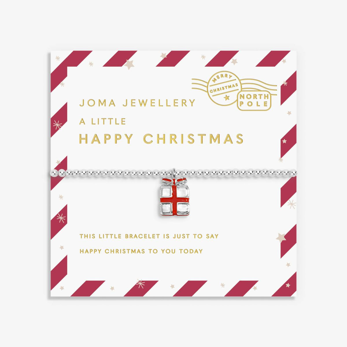 Joma Kids' Love From Santa Happy Christmas Bracelet
