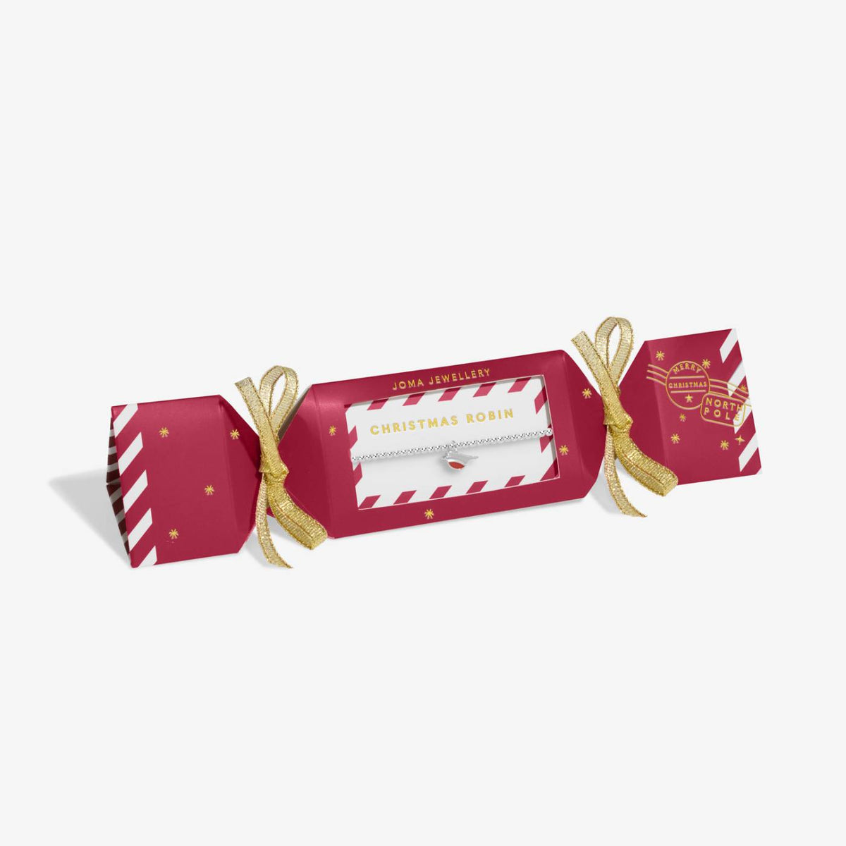 Joma Kids' Christmas Cracker Christmas Robin Bracelet