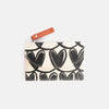 Caroline Gardner - Mono Linked Hearts Cardholder Coin Purse