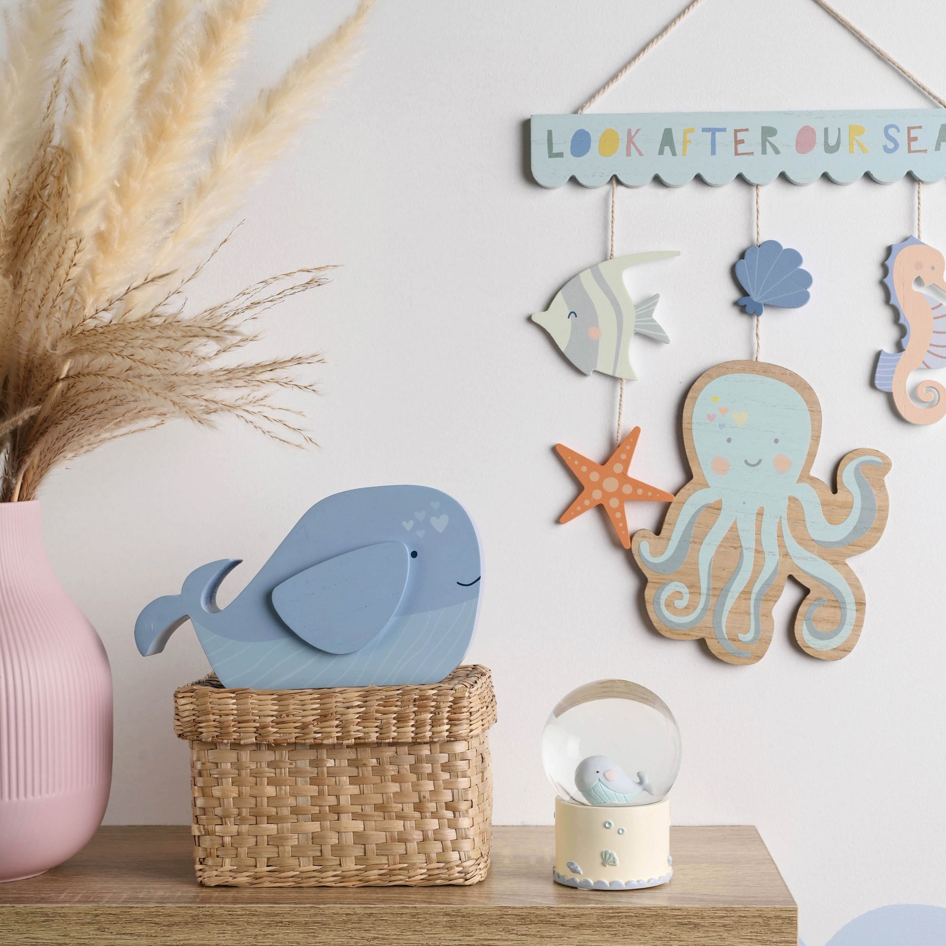 Petit Cheri Wooden Money Box - Whale